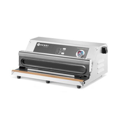 Vakuový balicí stroj - lamelový, HENDI, Profi Line, těsnicí lišta: 350 mm, 230V/250W, 383x293x(H)175mm | 970362